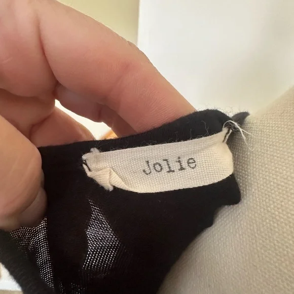 Black Cotton Long Sundress- Medium - Picture 5 of 6